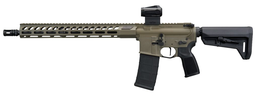 SIG Sauer M400 Forge Rifle with Romeo-MSR Gen II, 5.56 NATO, 16-Inch Barrel, Moss Green, 30-Round