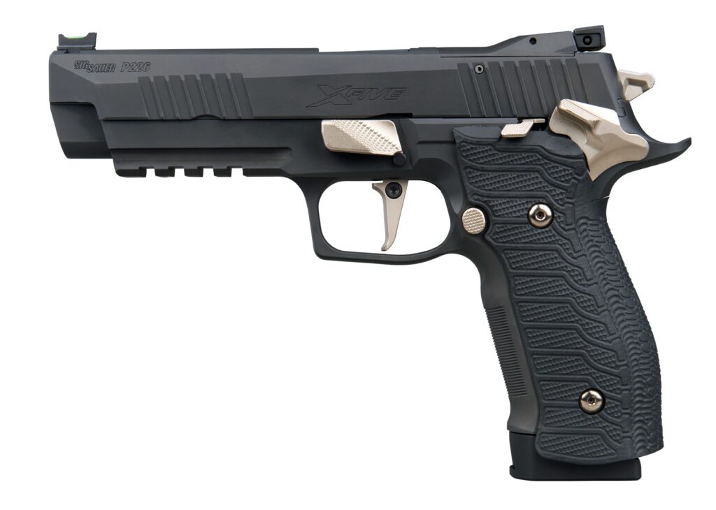 SIG Sauer P226-XFIVE Nightmare 9mm Pistol, 5" Barrel, Black/Nickel, 20-Round product image