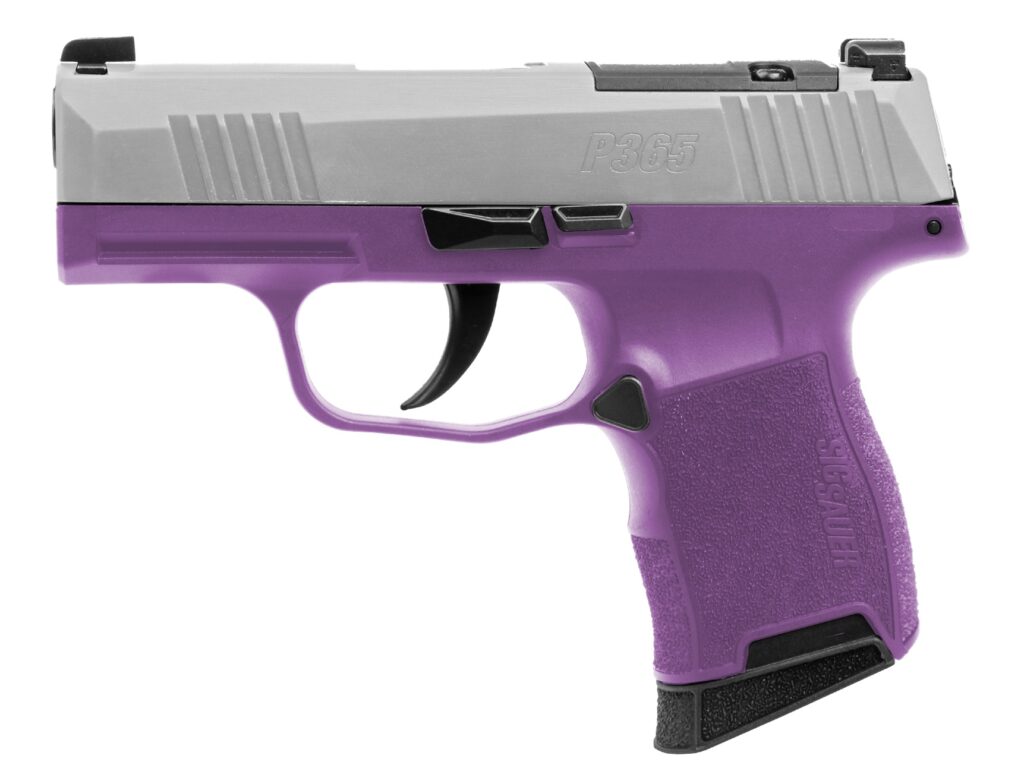 SIG Sauer P365 Purple Rain Purple/Stainless 9mm Pistol, 3.1" Barrel, 10+1-Round