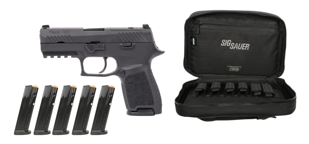 SIG Sauer P320 Compact 9mm Pistol, 3.9" Barrel, 15-Round