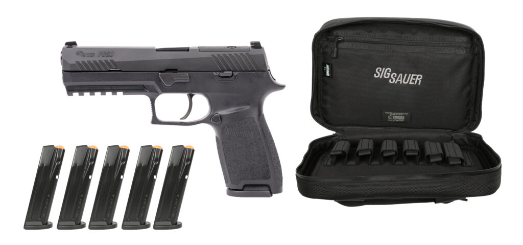 SIG Sauer P320 Full-Size TacPro 9mm Pistol, 4.7" Barrel, Black, 10-Round