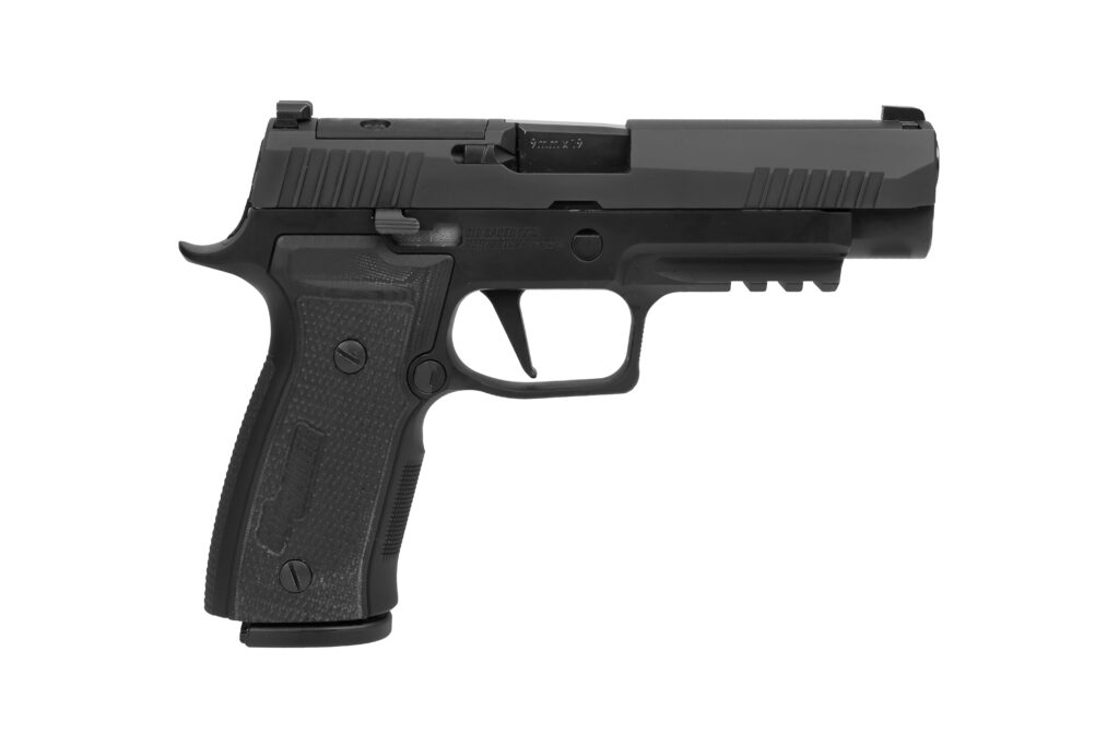 SIG Sauer P320 AXG Full Size 9mm Pistol, 4.7" Barrel, Black, 17-Round