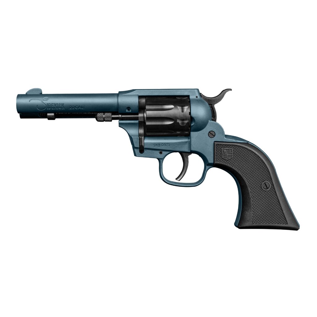 Diamondback Sidekick .22 LR/.22 Mag 4.5" Revolver, Jesse James Blue product image