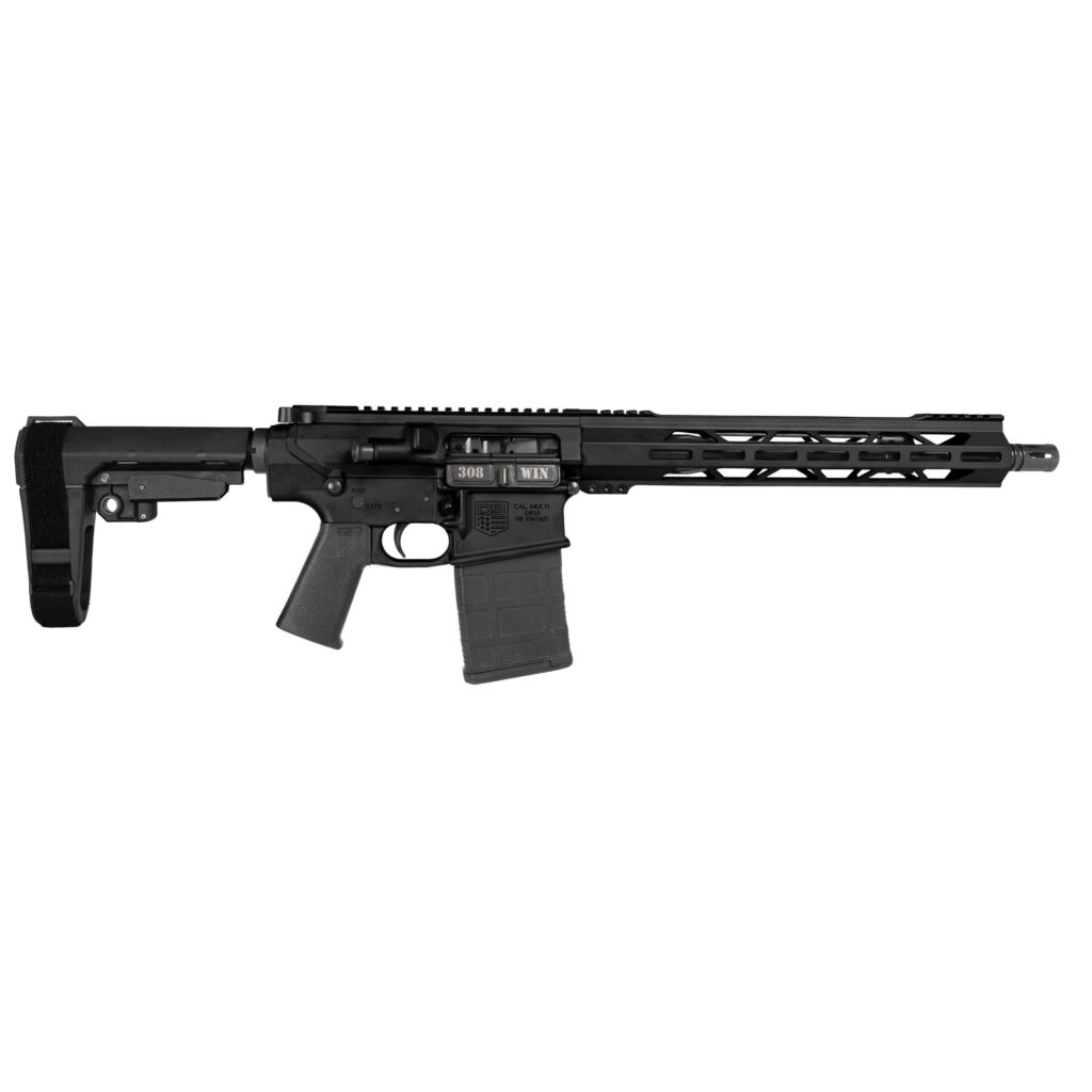 Diamondback DB10 Carbon Series .308 Win 13.5" Pistol with SBA3 Brace, Black product image