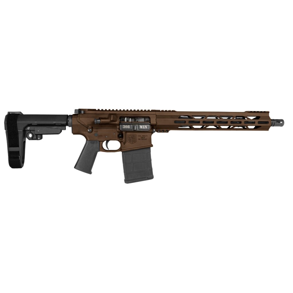 Diamondback DB10 Carbon Series .308 Win 13.5" Pistol with SBA3 Brace, Bronze product image