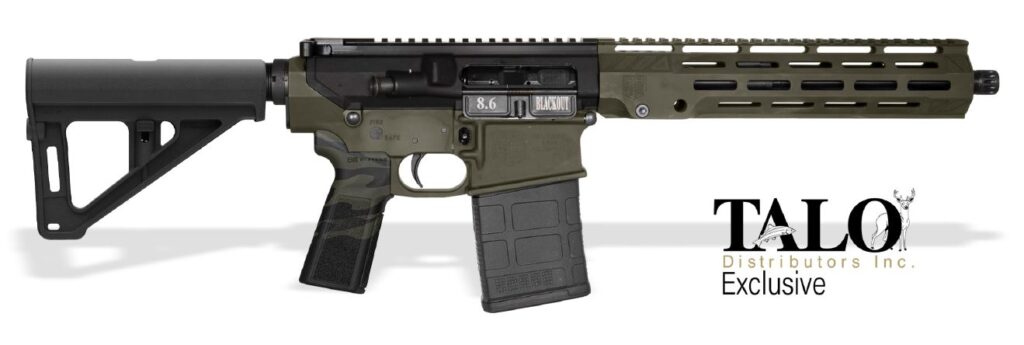 Diamondback DB10 8.6 BLK 12" Rifle, Black/OD Green product image