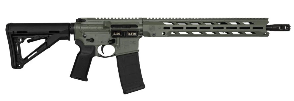 Diamondback DB15 Obsidian Series 5.56 NATO 16" M-LOK Rifle, Jungle Green product image