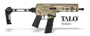 Diamondback DBX 5.7x28mm 8" Pistol with Strike Folding Brace, Bright Nickel product image