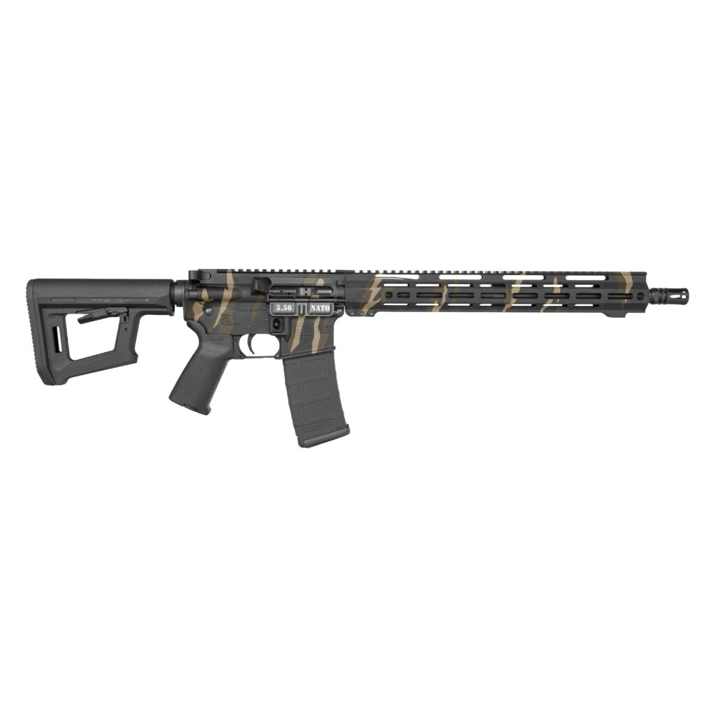 Diamondback DB15 Carbon Series 5.56 NATO 16" 15" M-LOK Rifle, Tiger Stripe Camo product image