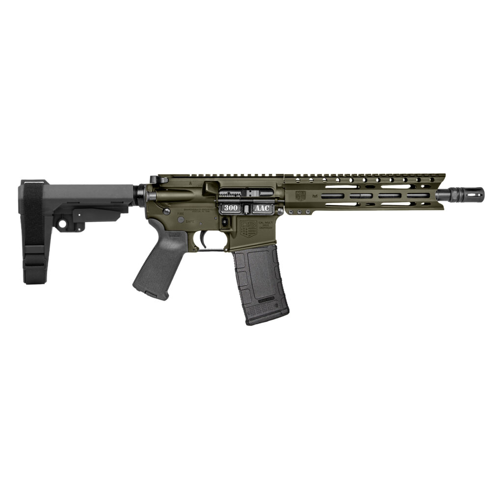 Diamondback DB15 Carbon Series .300 Blackout 10" Pistol with SBA3 Brace, OD Green product image