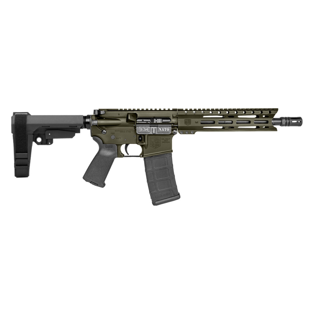 Diamondback DB15 Carbon Series 5.56 NATO 10" Pistol with SBA3 Brace, OD Green product image