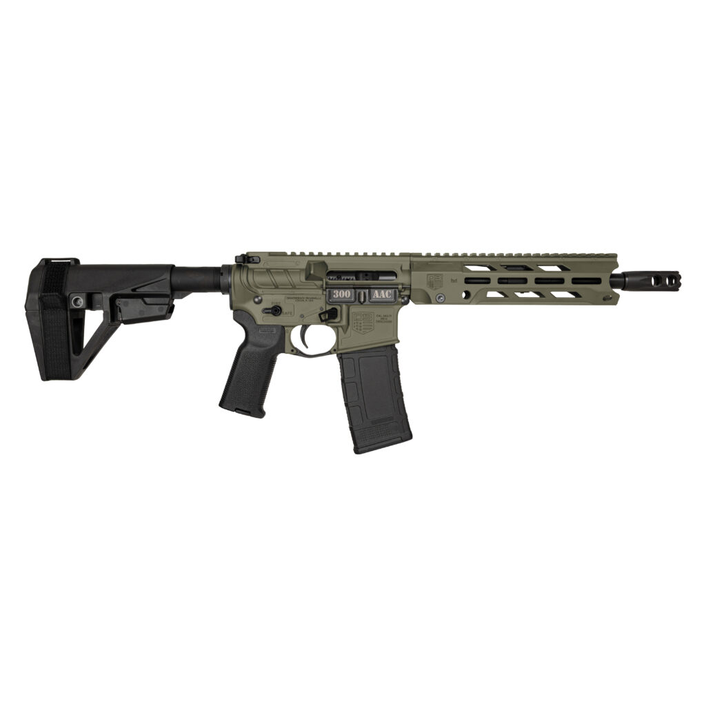 Diamondback DB15 Obsidian Series .300 Blackout 10" Pistol, OD Green product image