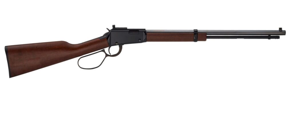 Henry H1 Tracker Lever-Action Rifle .22 WMR 20" Octagon Large Loop Blued Walnut