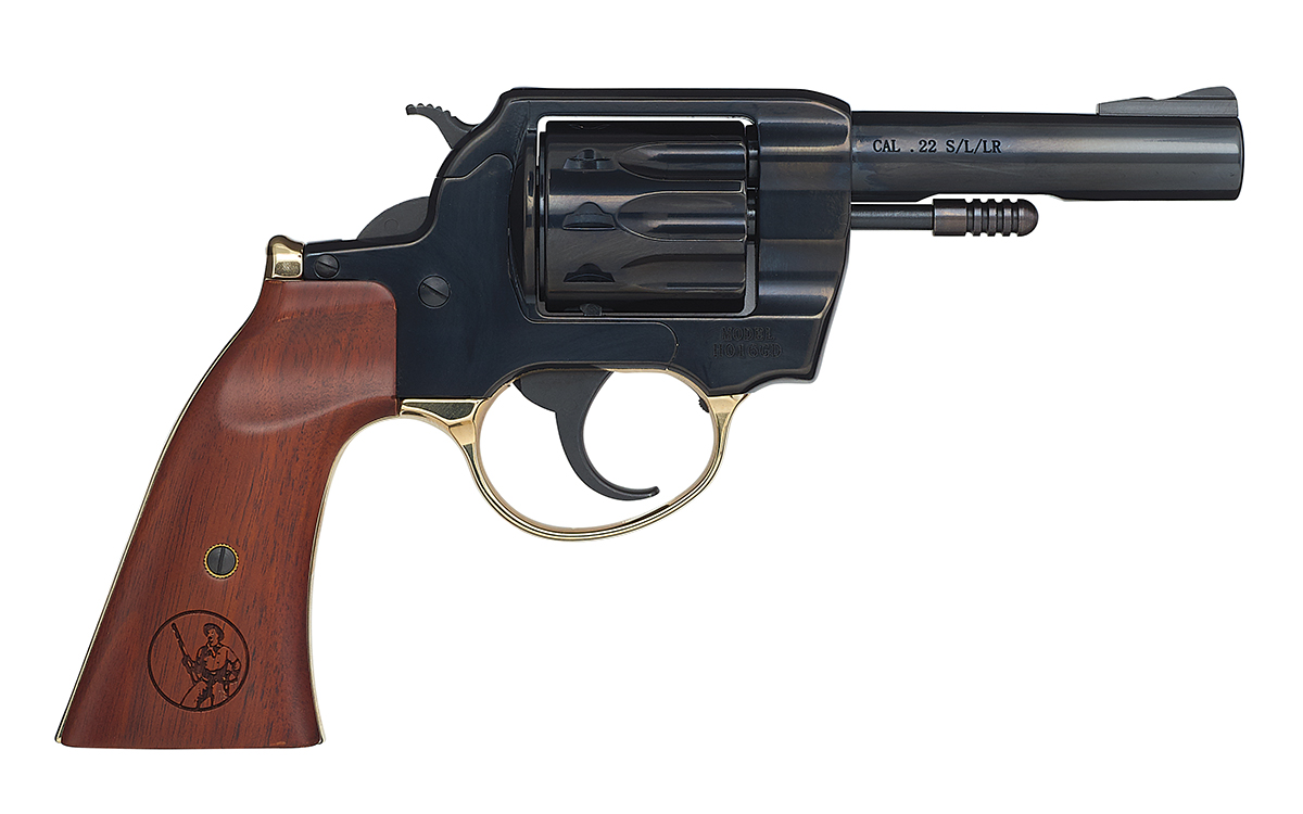 Henry H16 Golden Boy Gunfighter Grip .22 S/L/LR 4" Revolver