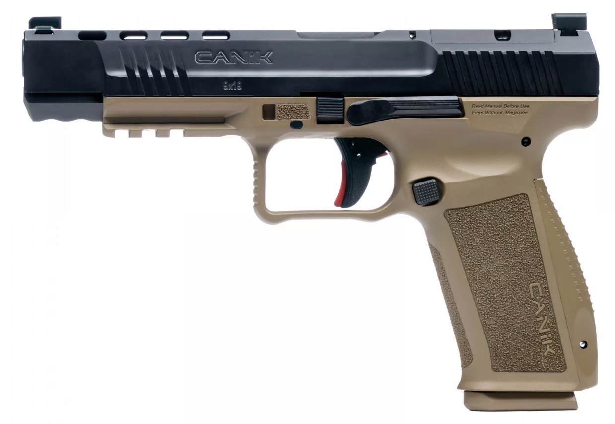Canik METE SFx 9mm Pistol, 5.2" Barrel, 10+1, Black/FDE product image