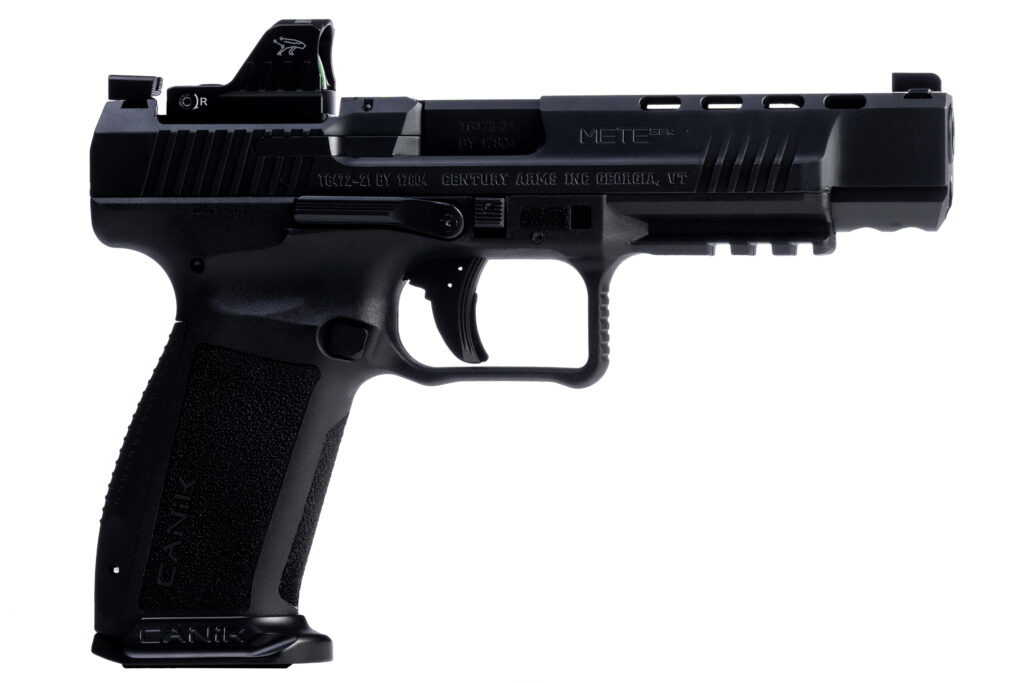 Canik METE SFx with Mecanik MO1 9mm Pistol, 5.2 inch Barrel, 20+1, Black