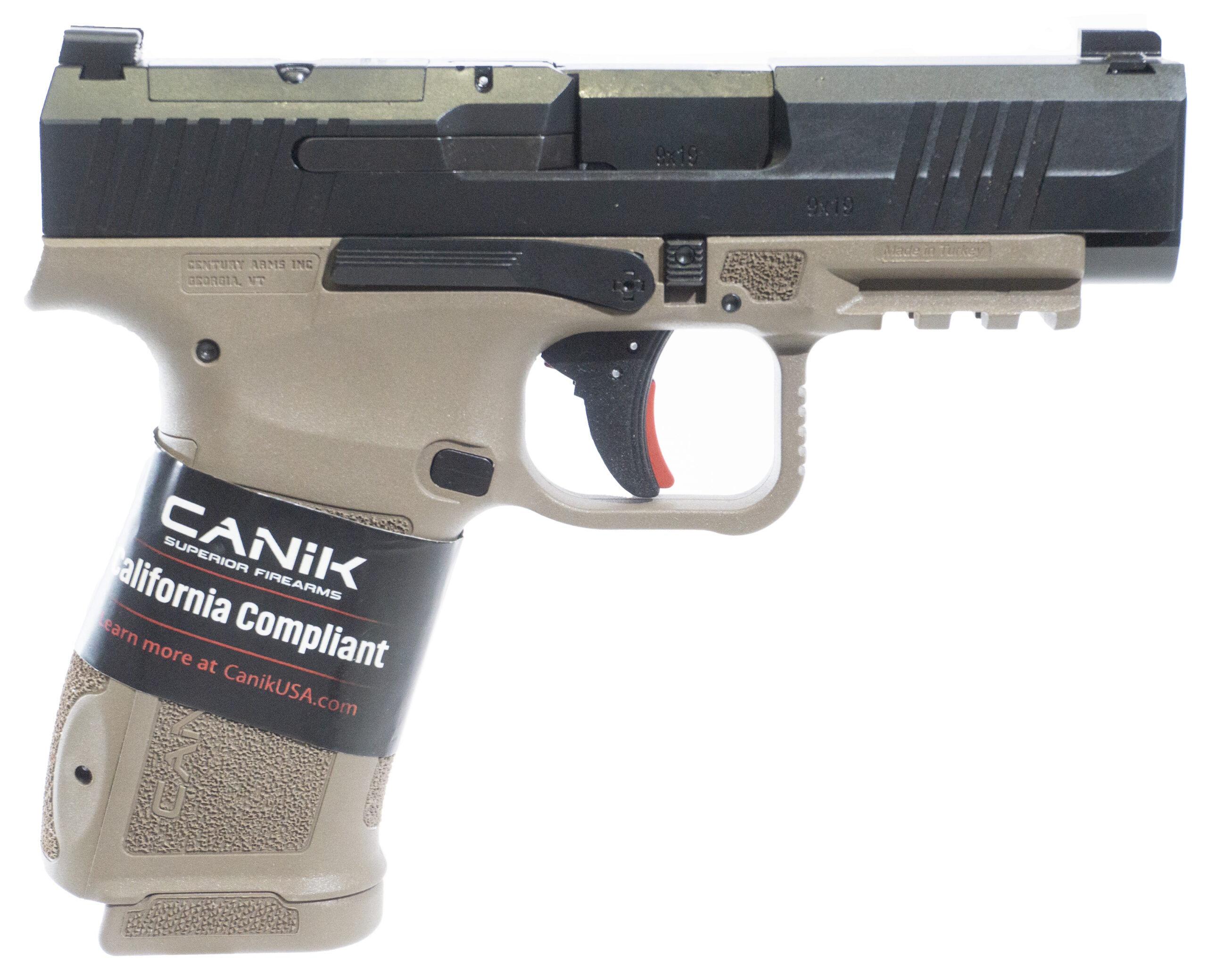 Canik METE MC9LS 9mm Pistol CA Compliant, 3.5" Barrel, 10+1, Black/FDE product image