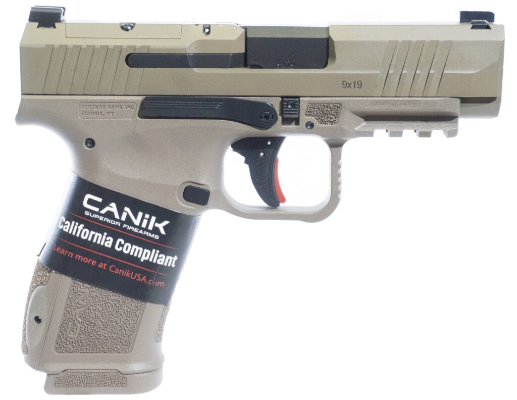 Canik METE MC9LS California Compliant 9mm pistol, 3.64" Barrel, 10+1, FDE