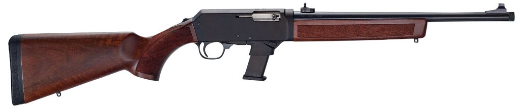 Henry Homesteader Rifle 9mm Luger 10rd Magazine 16.37" Barrel Walnut Glock Magazine Well