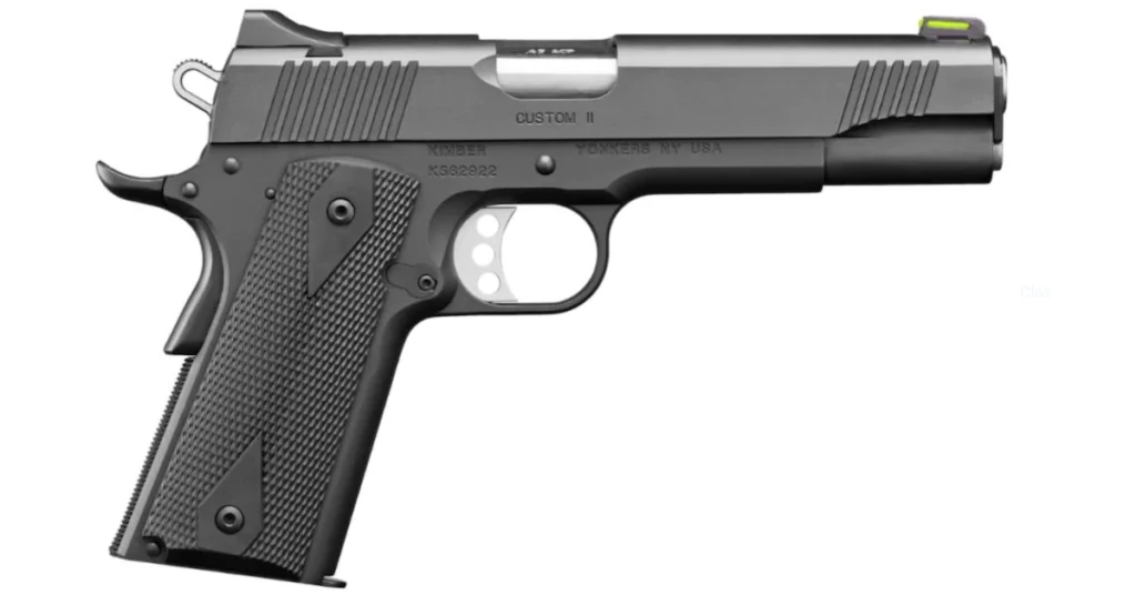 Kimber Custom II GFO .45 ACP 5-Inch Pistol Matte Black - Kimber Custom II GFO
