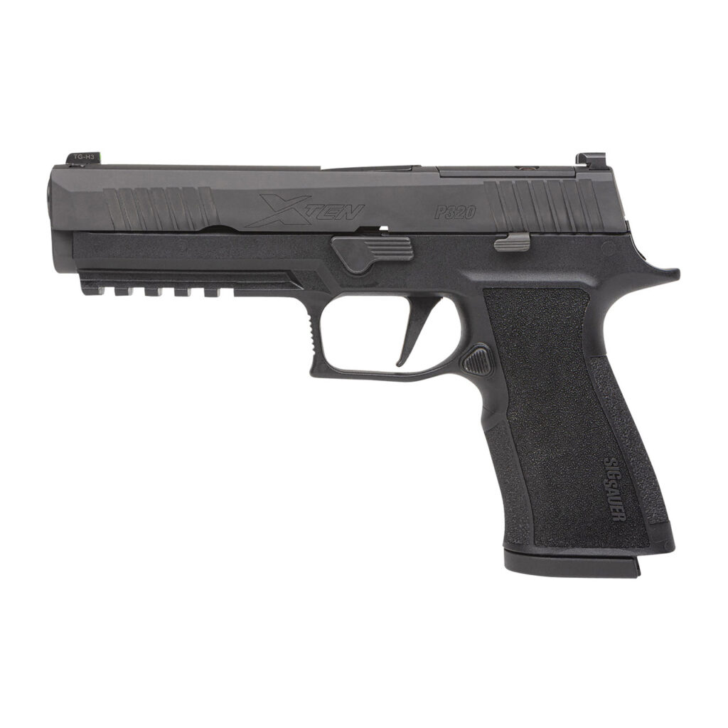 SIG Sauer P320 XTEN 10mm Pistol, 5 Barrel, Optic Ready, Black, 15-Round