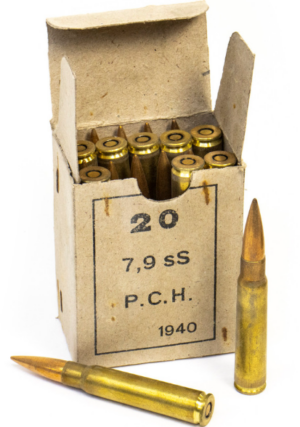 Century Arms Greek 1940 8mm Mauser 198gr FMJ Surplus Ammo, 960 Round Case