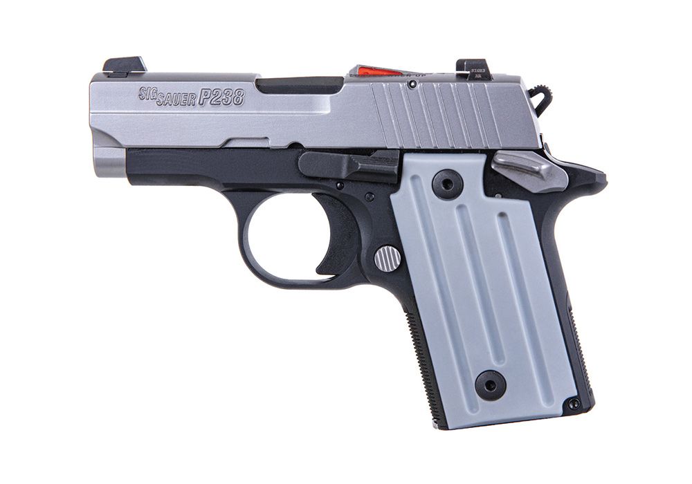 SIG P238 California two-tone .380 ACP micro-compact pistol, 6-round