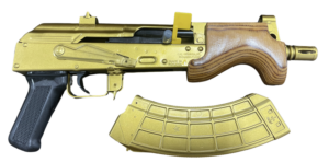 Century Arms Micro Draco 7.62x39mm Pistol, 30-Round, Gold