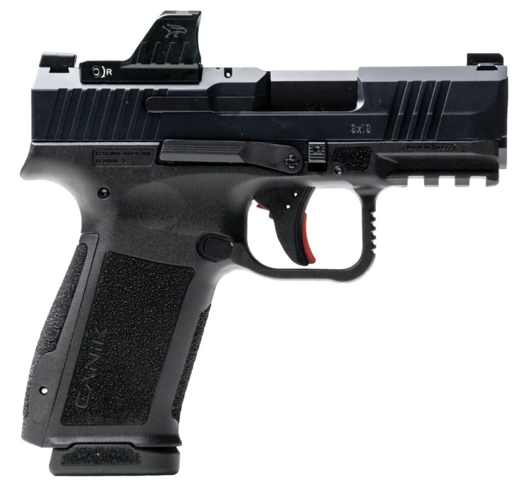 Canik METE MC9L 9mm 3.18" Pistol with MeCanik MO1, 17-Round, Black