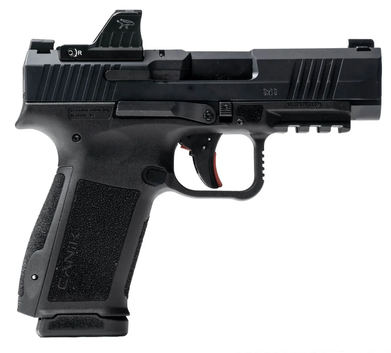Canik METE MC9LS 9mm 3.64" Pistol with MeCanik MO1, 17-Round, Black