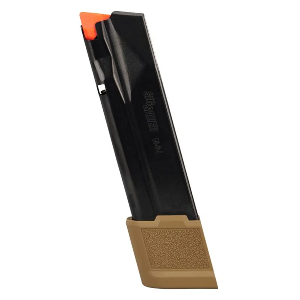 SIG P365 9mm 21-round coyote magazine, steel