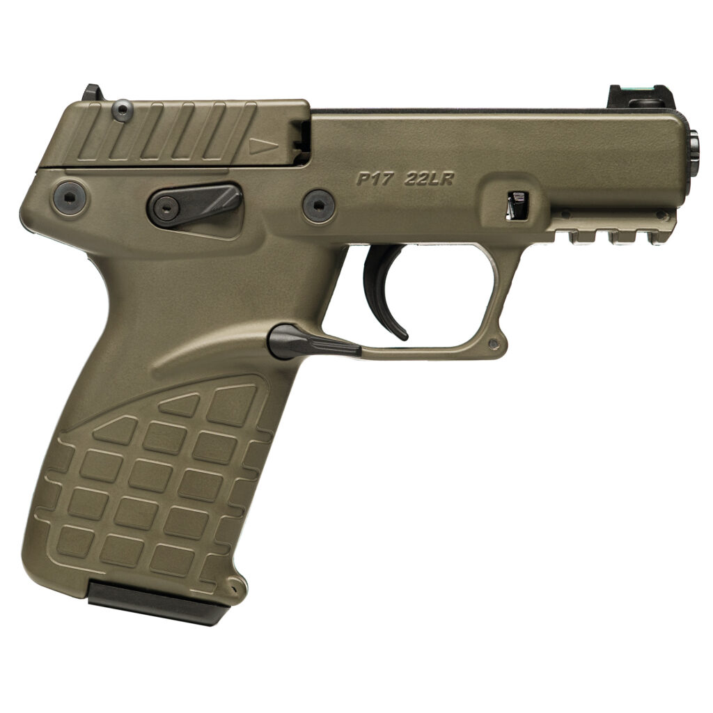 KelTec P17 .22 LR 3.93" Barrel 10+1 Capacity OD Green Pistol