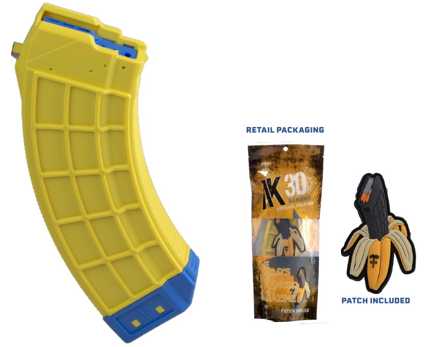 US PALM AK30 7.62x39mm 30-Round Magazine, Banana