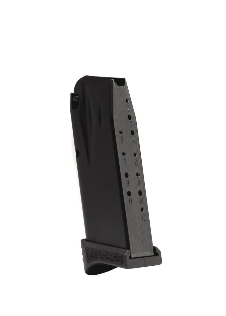 Canik TP9 Elite SC 9mm Magazine, 12 Round, Black with Finger Rest product image