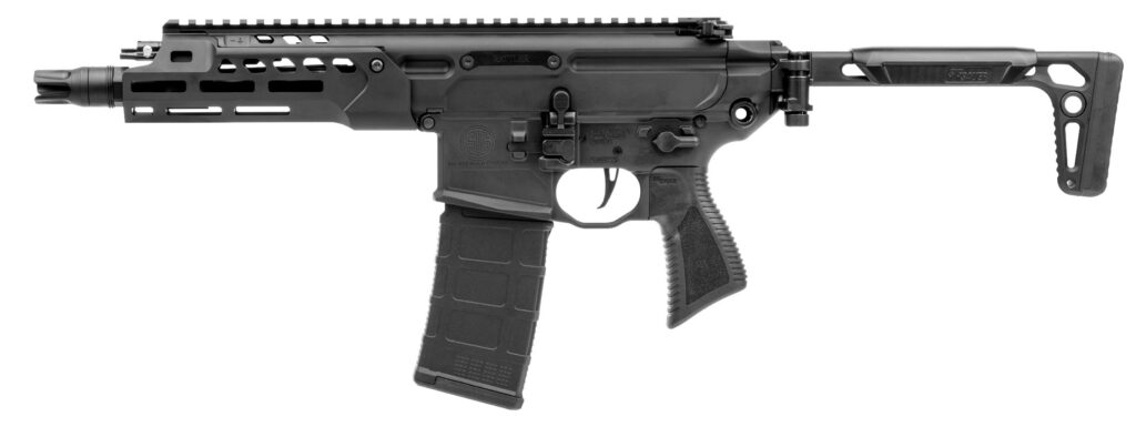 SIG Sauer MCX-SPEAR LT SBR, 5.56 NATO, 7.75-Inch Barrel, Black, 30-Round, SBR