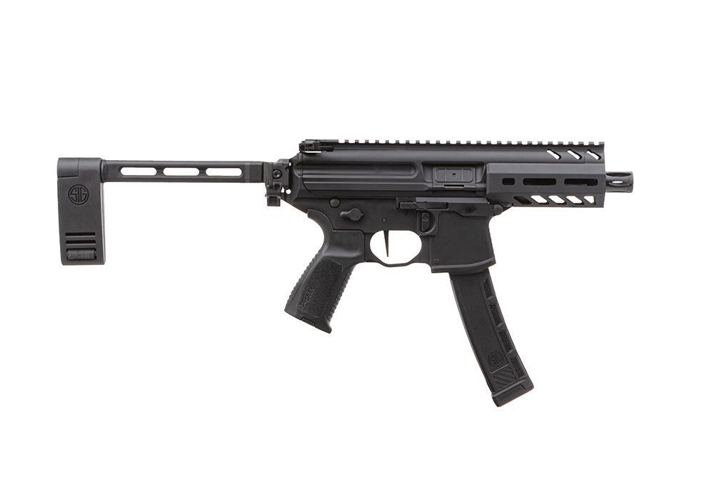 SIG MPX SBR MPX K SBR, 9mm, 4.5-Inch Barrel, Black, 35-Round