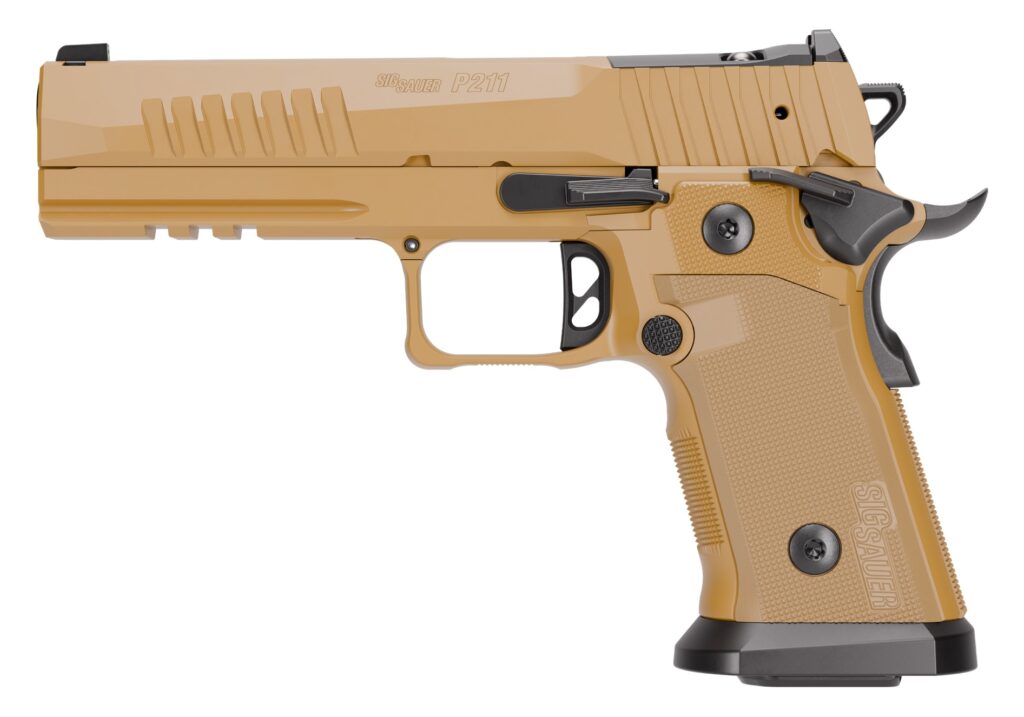 SIG Sauer P211 GT5 Coyote 9mm Pistol 5" Barrel 17/21-Round Optic Ready
