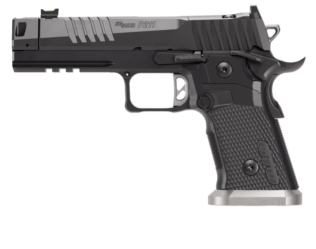 SIG P211 GTO 10-round 9mm compensated pistol, 4.4 in. bull barrel, black Nitron