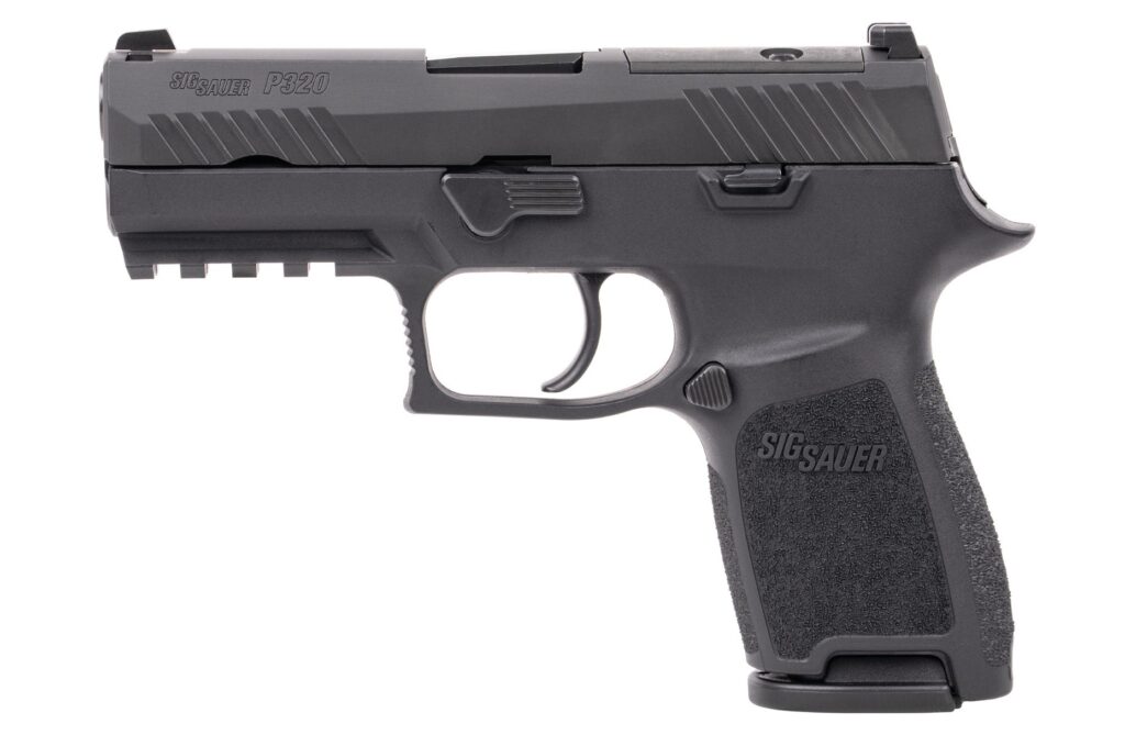 SIG Sauer P320 Compact 9mm Pistol, 3.9" Barrel, Optic Ready, Black, 15-Round