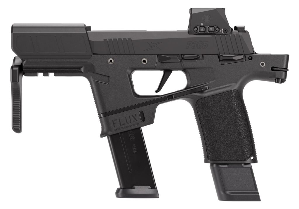SIG Sauer P365-FLUX with ROMEO-X SIG-LOC 9mm Pistol, 6" Barrel, 21/17-Round