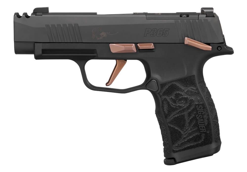 SIG P365 XL ROSE P365-XL Comp Rose 9mm Pistol, 3.1" Barrel, 10-Round, Manual Safety, CA Compliant