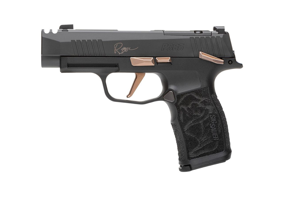SIG P365 XL ROSE P365-XL Comp Rose 9mm Pistol, 3.1" Barrel, 10-Round, Manual Safety, MA Compliant
