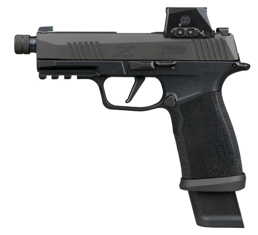 SIG Sauer P365 XMacro TACOPS with ROMEO-X SIG-LOC 9mm Pistol, 4.3" Threaded Barrel, 21+1 Capacity