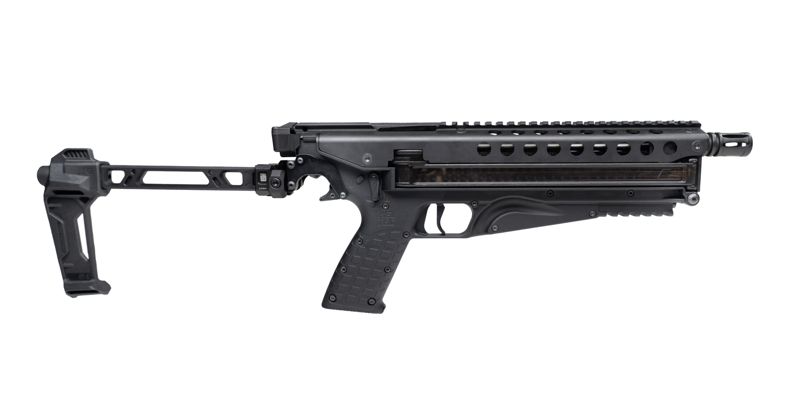 KelTec P50 Defender Braced 5.7x28mm 9.6" Barrel 50+1 Capacity Black Pistol