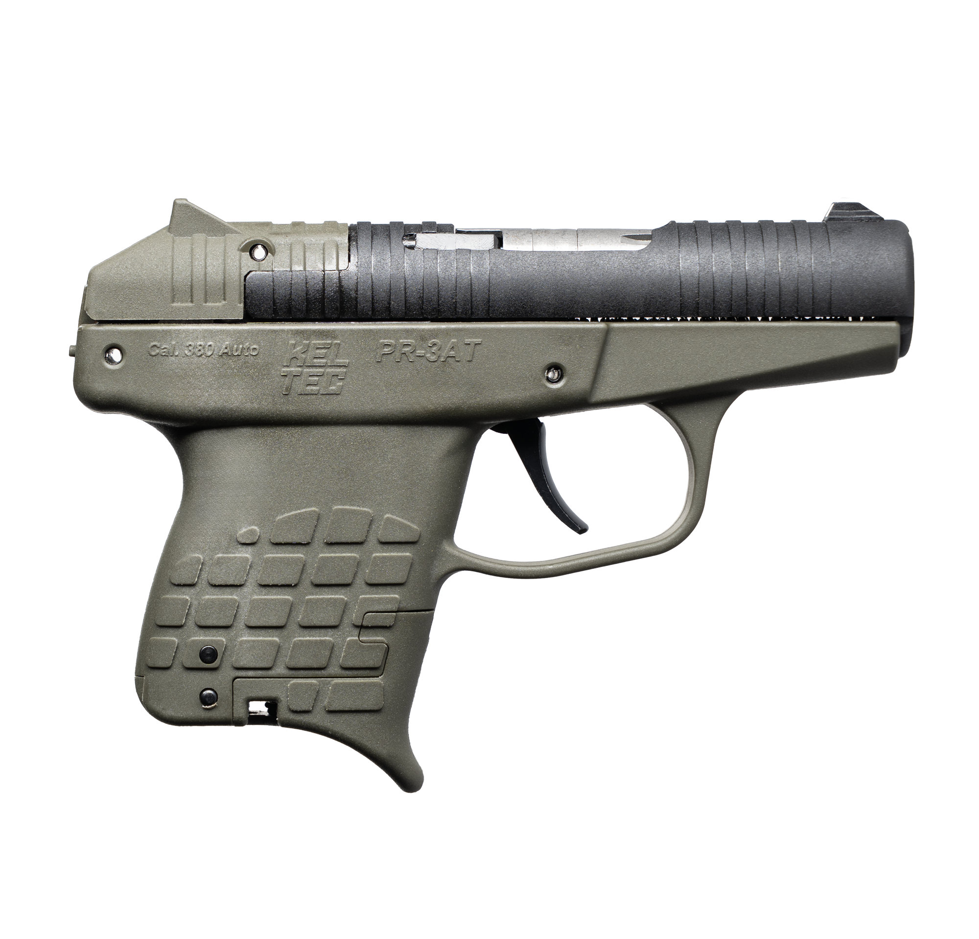 KelTec PR3AT .380 ACP 2.85" Barrel 10+1 Capacity OD Green Pistol