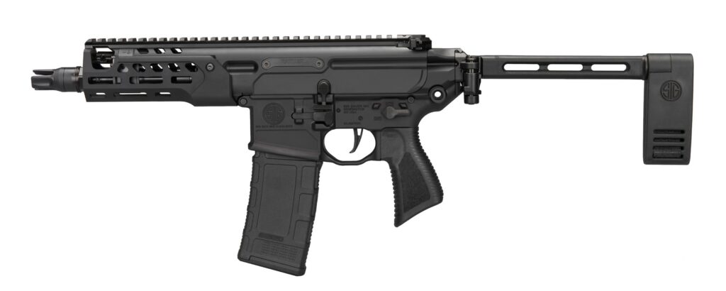 SIG Rattler LT 300 Blackout MCX Rattler LT PCB Pistol, 300 BLK, 6.75-Inch Barrel, Black, 30-Round