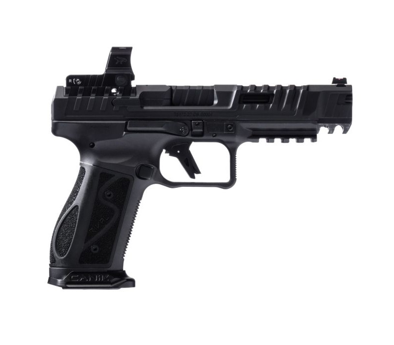 Canik SFx Rival-S Dark Side 9mm Pistol with Mecanik MO2, 5" Barrel, 18+1, Black product image
