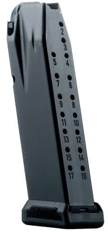 Canik METE MC9L/MC9LS 9mm Magazine, 17 Round, Black product image