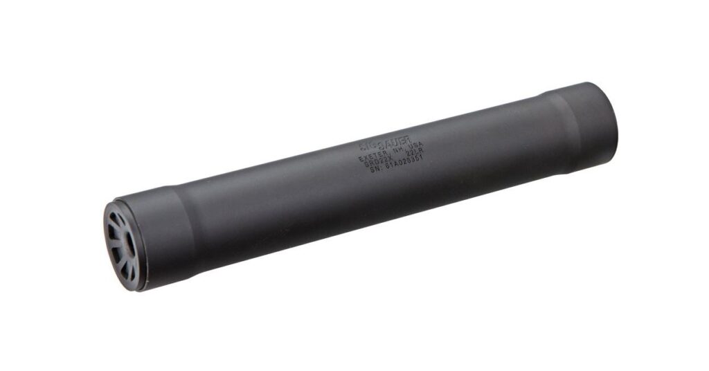 SIG Sauer SRD22X .22 LR Titanium Rimfire Suppressor, Black