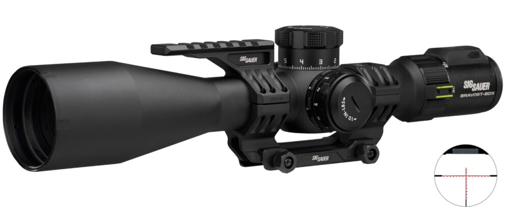 SIG Sauer BRAVO6T-BDX 5-30x56mm rifle scope with MRAD Milling 2.0 reticle